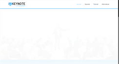 Desktop Screenshot of keynotepresentation.org
