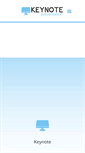 Mobile Screenshot of keynotepresentation.org