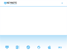 Tablet Screenshot of keynotepresentation.org